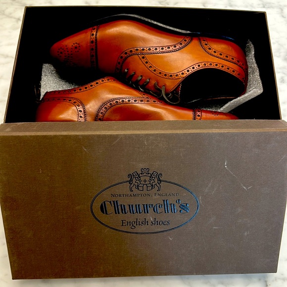 BRAND NEW - Church’s Brown Captoe Oxfords - Size 7 UK - Picture 6 of 7
